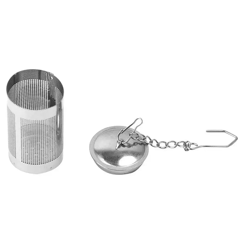 304 Stainless Steel Tea Strainers Set Extra Fine Mesh Tea Infuser For Loose Tea - Updated Slim Threaded Lid For Black Tea