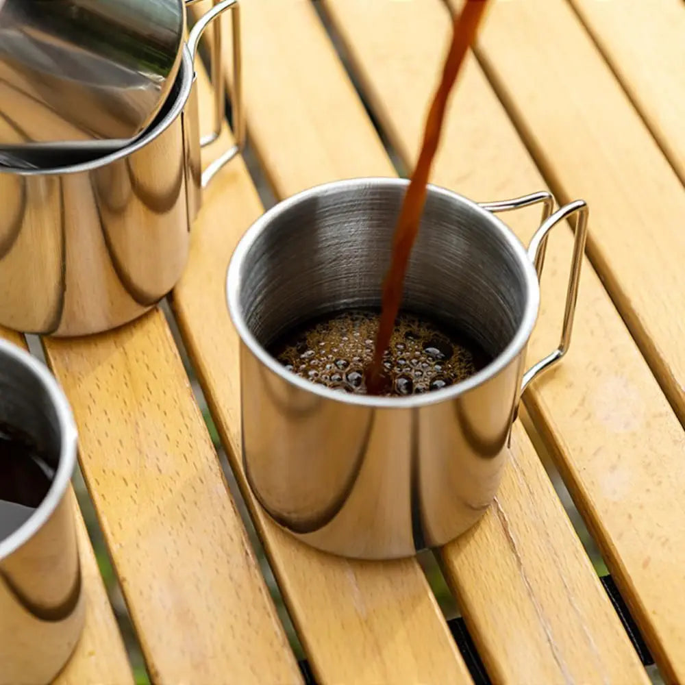 Mugs Travel Cookware Outdoor Kitchen Equipment Tourist Mug Outdoor Tableware Picnic Utensils Drinking Water Cup Camping Cup